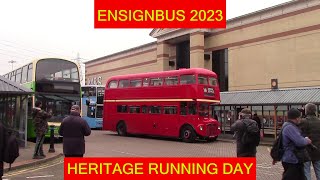 Ensignbus Christmas Heritage Bus Running Day 2023 [upl. by Honeywell]