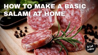 How to make a Simple Salami at home  EASY FOOLPROOF RECIPE [upl. by Alahcim5]