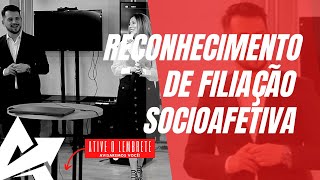 DIREITO DE FAMÍLIA Reconhecimento de filiação socioafetiva [upl. by Herrah]