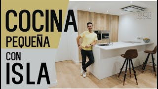 Cocinas pequeñas con Isla Cocina Santos CJR [upl. by Flavia]