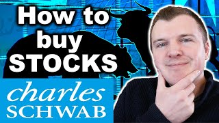 How to Buy Stocks with Charles Schwab [upl. by Ecirbaf]