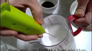 How To Make Latte Art with Mini Milk Frother [upl. by Ajiam]