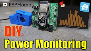 DIY Home Power amp Solar Energy Dashboard  Home Assistant w ESPHome [upl. by Rifkin]