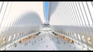 Path Station in New York by Santiago Calatrava [upl. by Lorrin255]