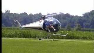 Helicopter pilot loses control on takeoff [upl. by Yauqaj156]