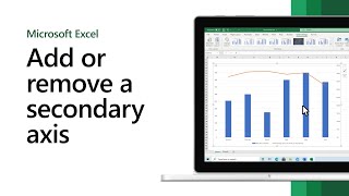 How to add or remove a secondary axis in Microsoft Excel [upl. by Rehtse]