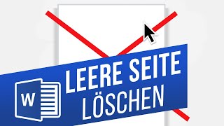 Leere Seite in Word löschen [upl. by Sewell]