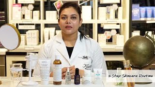 5 Step Skincare Routine  Kiehls [upl. by Nnil]