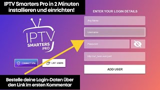 IPTV Smarters Pro installieren und einrichten – Einfache Schritte 2025 [upl. by Benjamen]