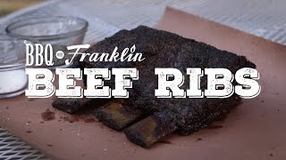 BBQ with Franklin Beef Ribs [upl. by Rabi]