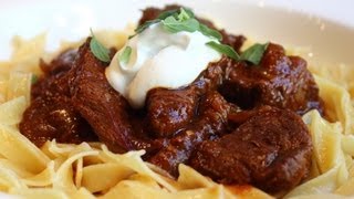 Beef Goulash  Hungarian Beef Goulash Recipe  Paprika Beef Stew [upl. by Schnorr]