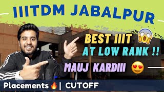 IIITDM Jabalpur College Review 2021 🔥  Best IIIT At Low Rank   Placements  Hostel  CampusTour 😍 [upl. by Nesila]