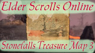 Stonefalls Treasure Map 3 Elder Scrolls Online [upl. by Tsan]