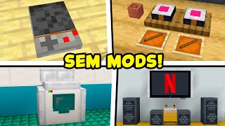 🚀 7 CONSTRUÇÕES HACKS que VOCÊ PODE FAZER no MINECRAFT BEDROCK [upl. by Brezin706]