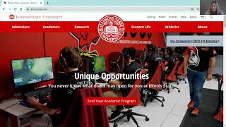 Illinois State University Transfer Application Walkthrough [upl. by Anom]