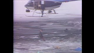 The moment Air Florida Flight 90 crashed into the Potomac River in Washington DC in 1982 [upl. by Schrick564]