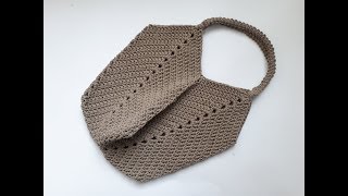 Torba TULIPAN Szydełkowa torba Jak zrobić  Bag Crochet bag How to make [upl. by Nilhsa]