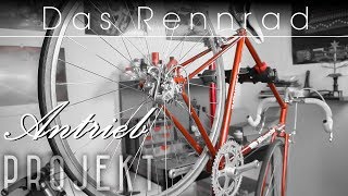 Rennrad Projekt  Antrieb montieren [upl. by Otrebmuh]