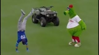 MLB Funniest Mascots  Phillie Phanatic [upl. by Tinya702]