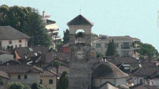 Brissago Geläute der Kirche Santi Pietro e Paolo morgens am 1 August 2010 [upl. by Lange]