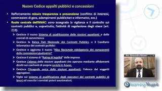 Il nuovo Codice degli appalti pubblici e dei contratti di concessione [upl. by Roanna638]