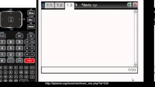 Tutorial TI Nspire CX CAS Derivar paso a paso [upl. by Akimik]