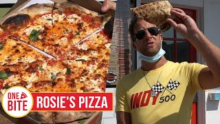 Barstool Pizza Review  Rosies Pizza Point Pleasant Beach NJ [upl. by Nahpets902]