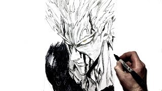 How To Draw Garou I One Punch Man [upl. by Feilak]