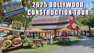 2025 Dollywood Media construction tour l what’s new at Dollywood [upl. by Rodenhouse]