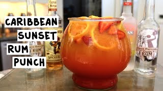 Caribbean Sunset Rum Punch [upl. by Meesaw]