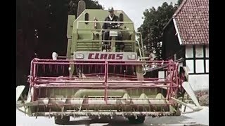 CLAAS product history CLAAS MERCATOR straw walker combine harvester [upl. by Okuy]