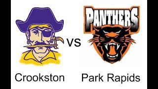 Crookston Pirate Boys Hockey vs Park Rapids 1625 [upl. by Akemrej535]