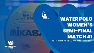 Full Event Water Polo  Women  France vs Spain  finabudapest2022 [upl. by Benge34]