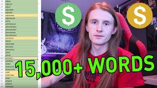 List of YouTube Demonetized Words REVEALED [upl. by Wylma809]