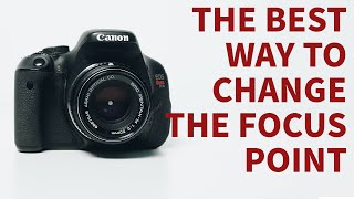 How to change your focus point on canon cameras [upl. by Mickey858]