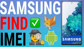 How To Find IMEI number on Samsung Galaxy Phones [upl. by Ecikram]