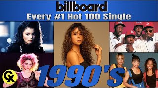 EVERY Billboard Hot 100 1 Single of the 90s [upl. by Philippine403]