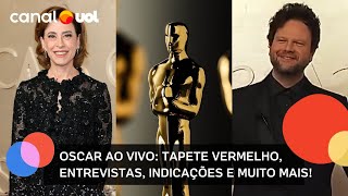 AINDA ESTOU AQUI VENCE OSCAR DE MELHOR FILME INTERNACIONAL COBERTURA AO VIVO [upl. by Sillert]