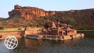 Badami Cave Temples Karnataka India Amazing Places 4K [upl. by Britton]