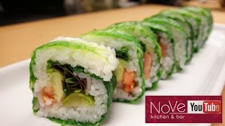 Vegan Roll With A Twist  How To Make Sushi Series [upl. by Linker928]