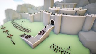 Totally Accurate HELMS DEEP Siege  TABS Brick LOTR Mods Castle Siege Battle Simulator [upl. by Zusman760]