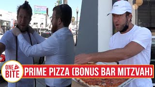 Barstool Pizza Review  Prime Pizza Los Angeles CA Bonus Bar Mitzvah [upl. by Eslud]