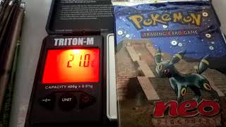 Weighing all WOTC Pokemon Booster Packs [upl. by Luanne]