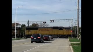 Union Pacific Freight Train  Drexel Avenue [upl. by Ailahtan916]