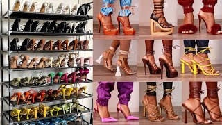 HIGHLY REQUESTED SUMMER HEELS COLLECTION 40 PAIRS [upl. by Aihsrop]