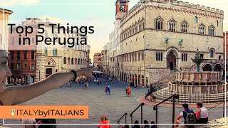 PERUGIA Italy  Top 5 things to see  extra tips [upl. by Garap133]