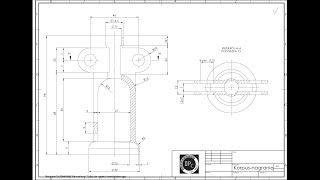 103 Podstawy rysunku technicznego  wymiarowanie rzuty przekroje Kurs SolidWorks 2D [upl. by Sabino867]