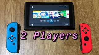 HOW TO PLAY With 2 PLAYERS CoOp Games Nintendo Switch [upl. by Bailar]