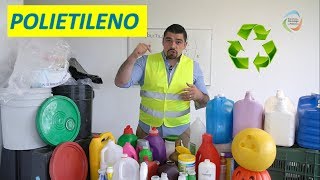 RECICLAJE DE POLIETILENO INYECCIÓN EXTRUSIÓN SOPLO ROTOMOLDEO [upl. by Airitac]