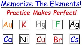 How To Memorize The Periodic Table Through Practice [upl. by Oleusnoc]